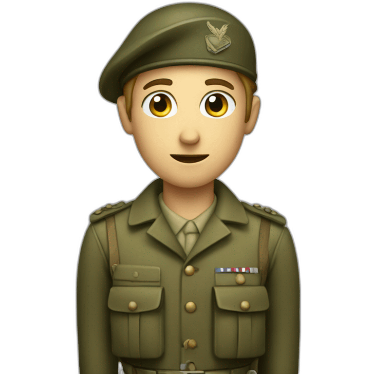 WW2 adol soldier emoji