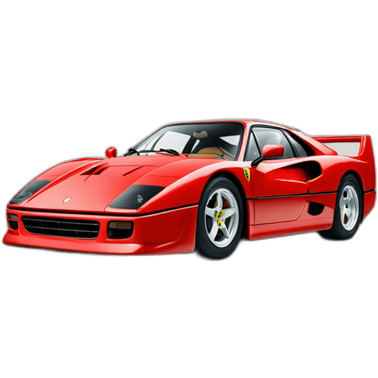 Ferrari f40 red emoji