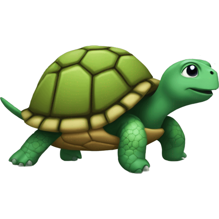 Turtle wearing rocket emoji