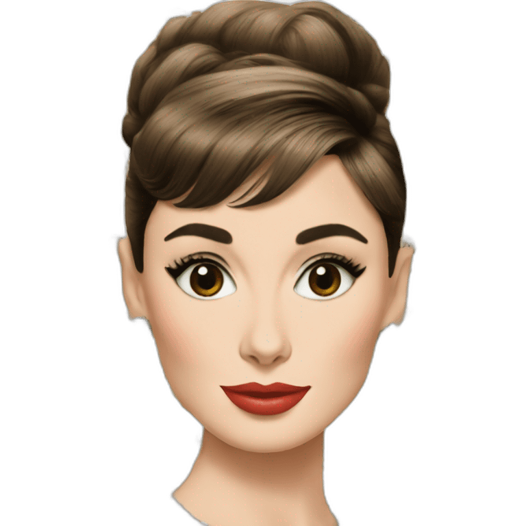 Audrey Hepburn emoji