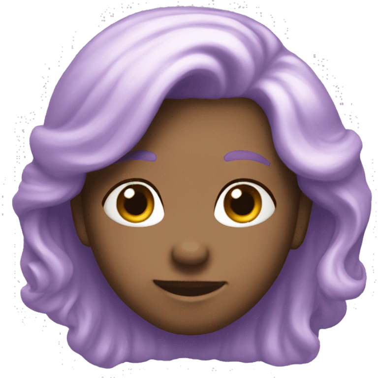 Pastel purple hear emoji