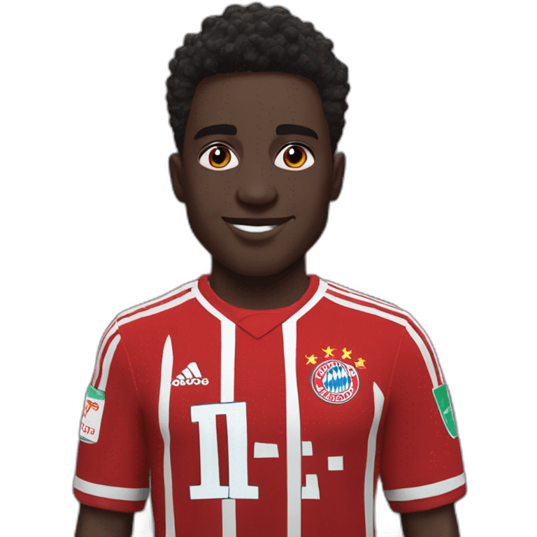 ALPHONSO DAVIES Bayern Munich jersey emoji