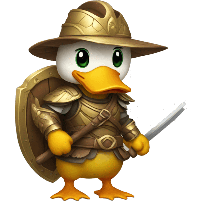 duck warrior emoji