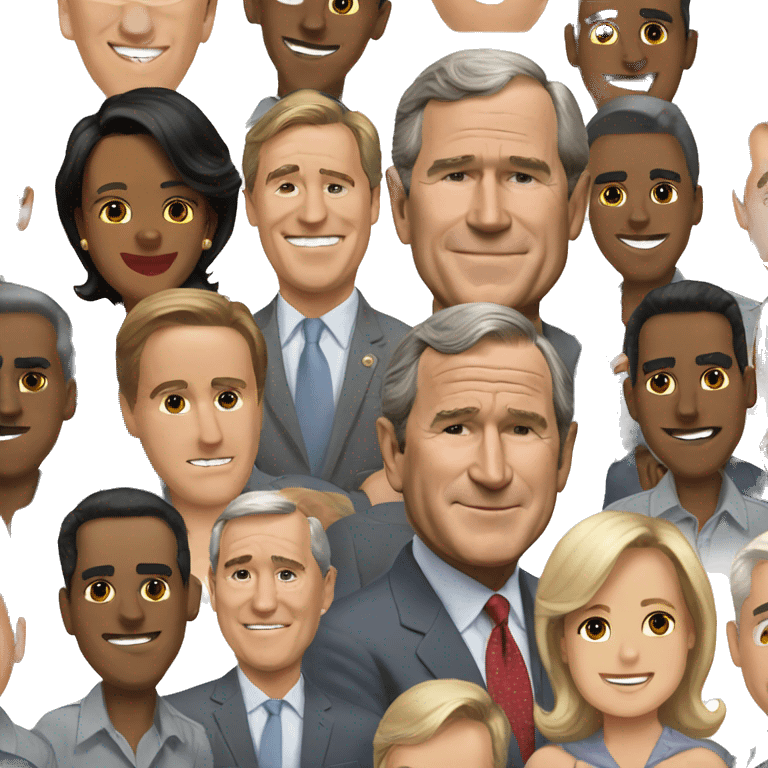 George bush jr  emoji