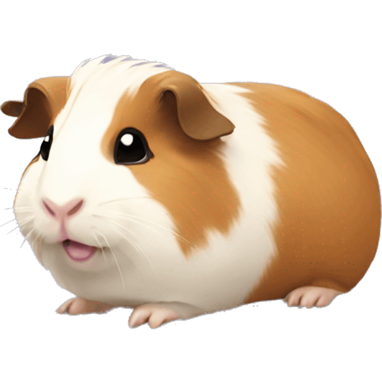 guinea pigs doing cute things  emoji