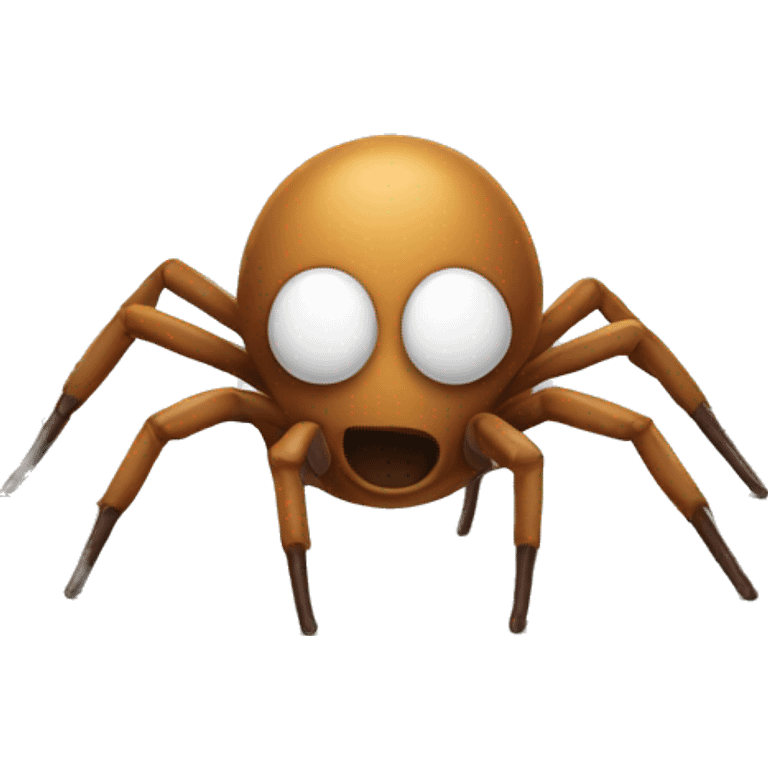 A person spider crawling emoji