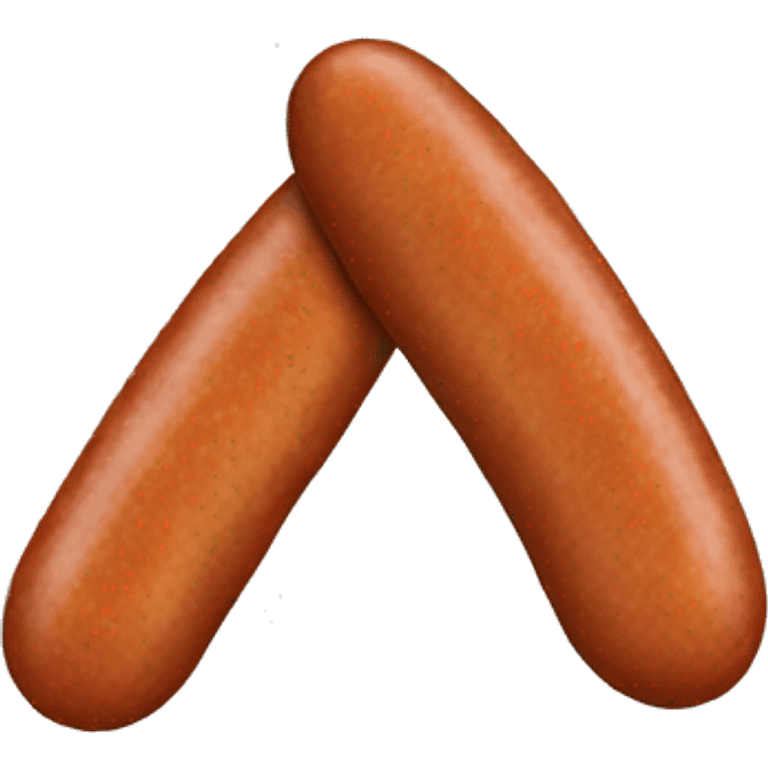 Two sausages emoji