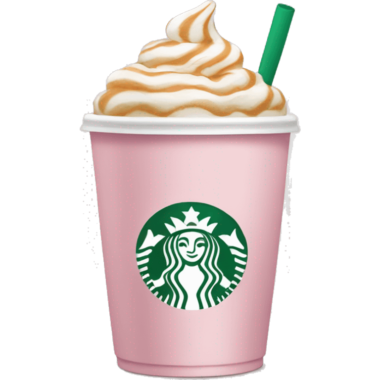 light pink Starbucks coffee  emoji