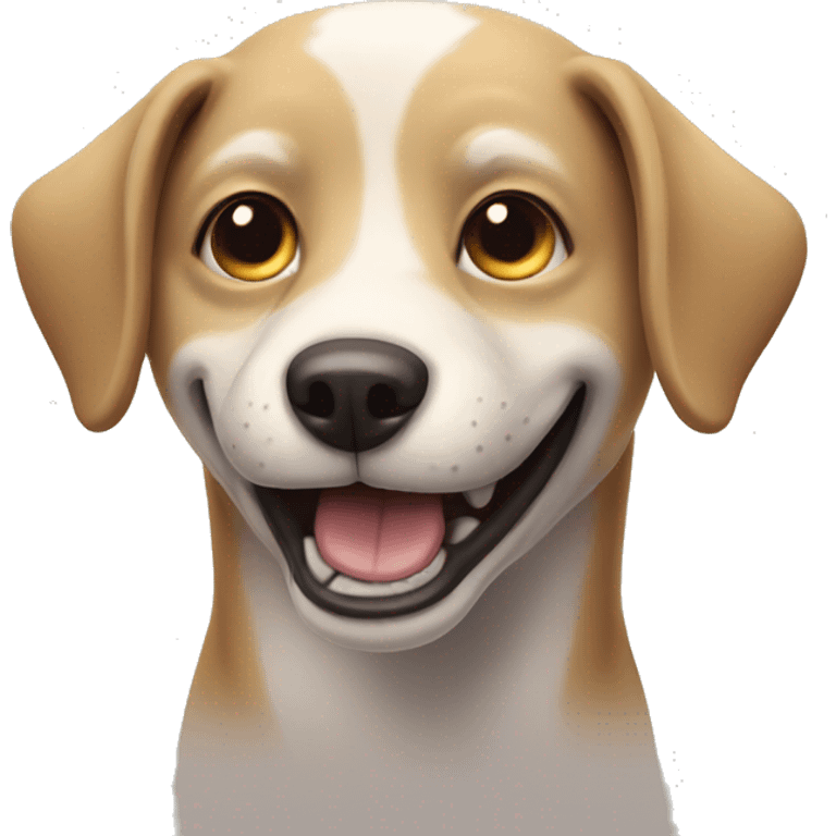 creepy smiling dog emoji