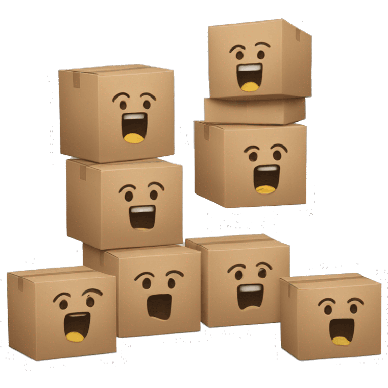 five boxes emoji