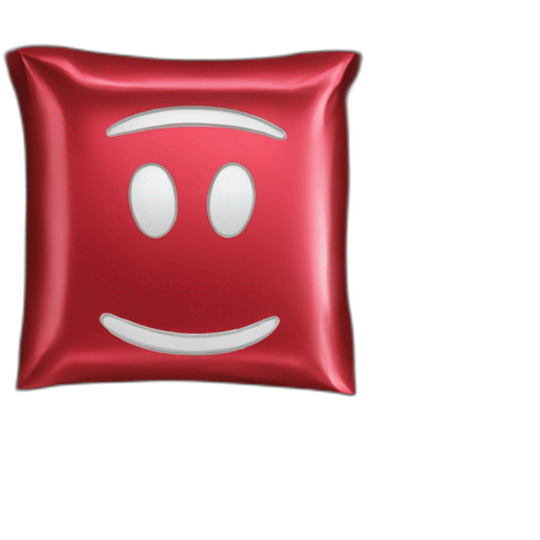 Block of dark chocolate, shown in a red foil wrapper peeled back to show squares emoji