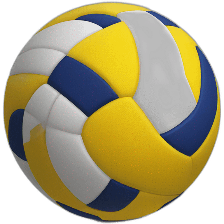 hyper realistic volley ball emoji