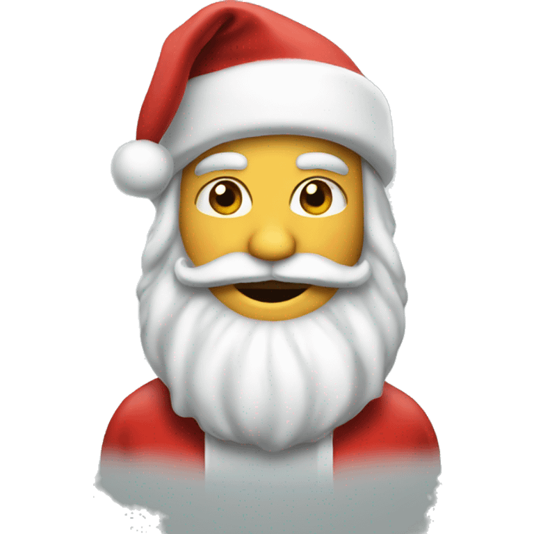 Santa clause Christmas wonderful emoji