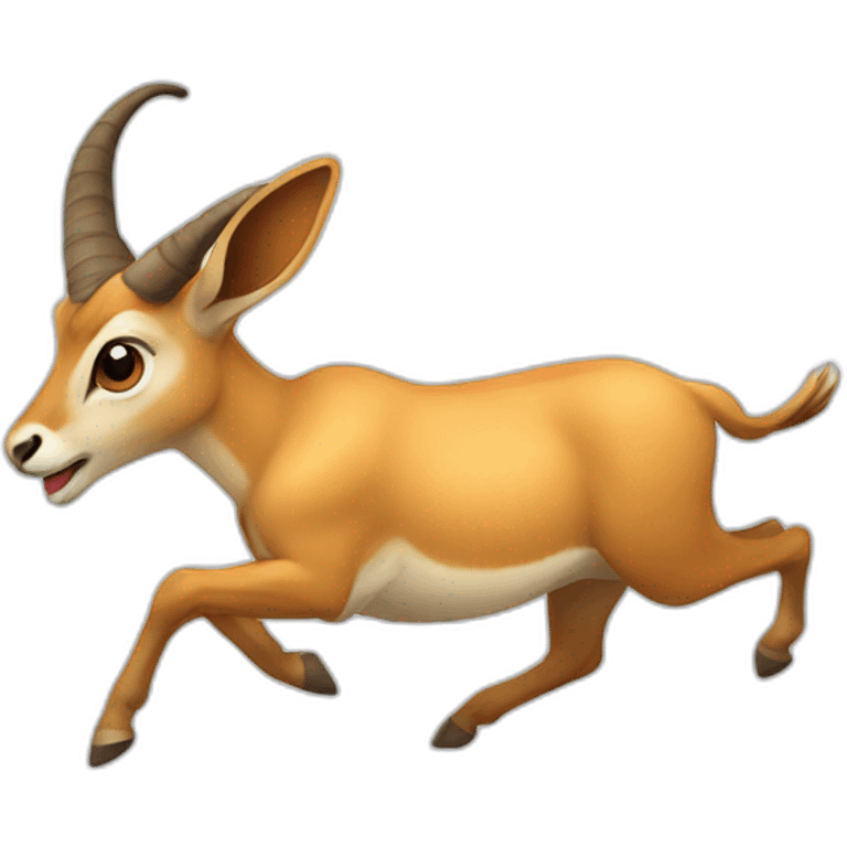 antilope run emoji