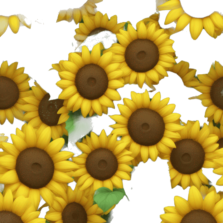 Bouquet of sunflowers  emoji