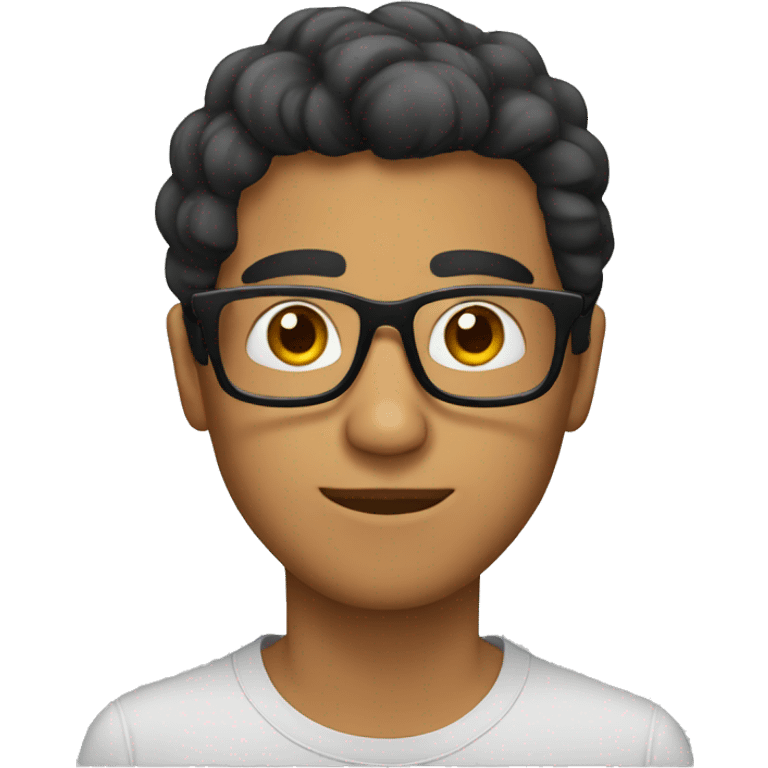 latino guy with glasses emoji