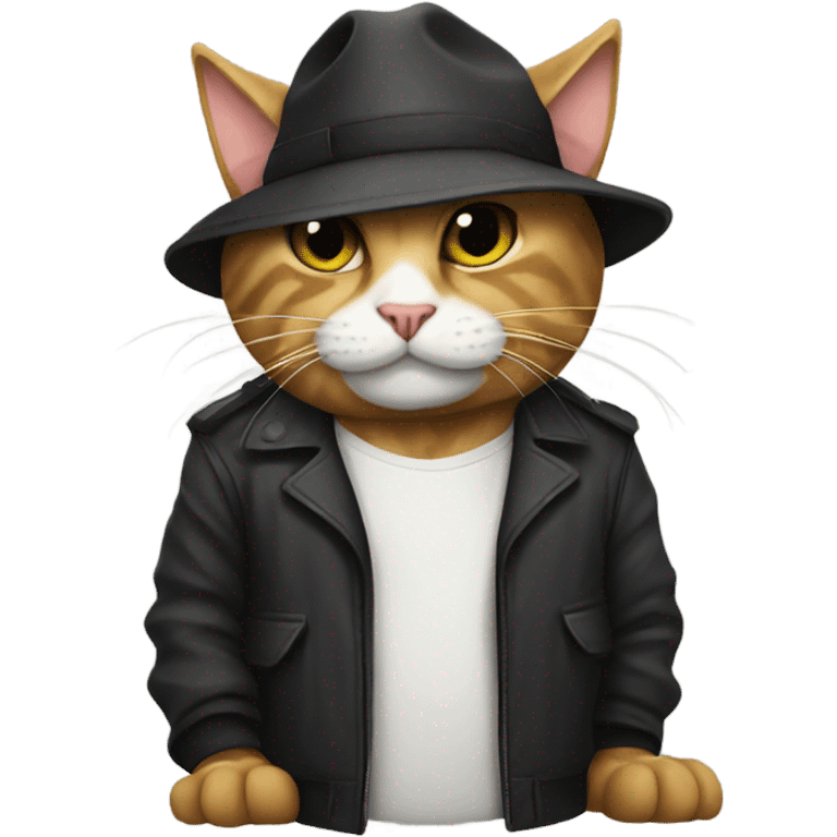 Gangster cat emoji