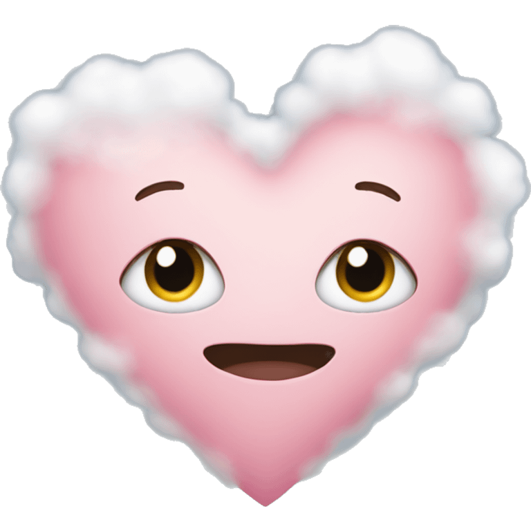 Heart with clouds  emoji