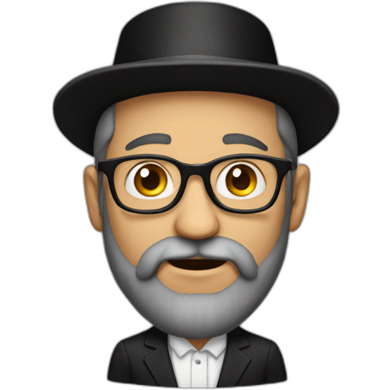 a rabbi with a coke emoji