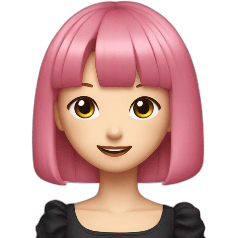 Lisa from blackpink dance emoji