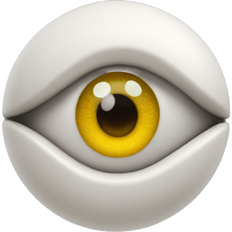 3d playfully Eye  emoji