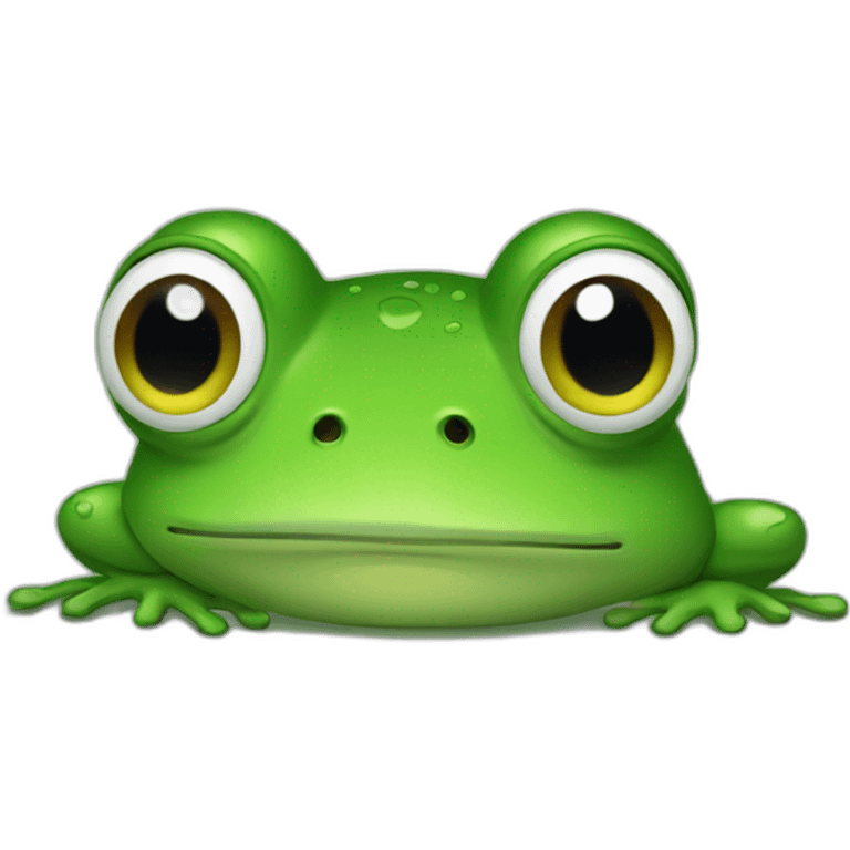 Sad frog emoji