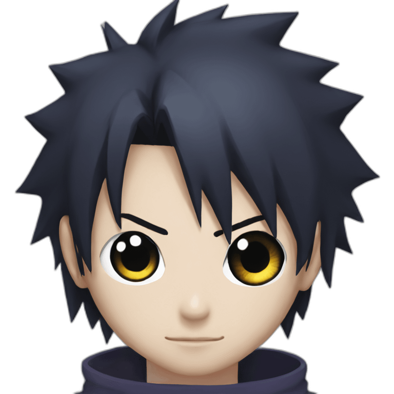 Sasuke with sharingan emoji