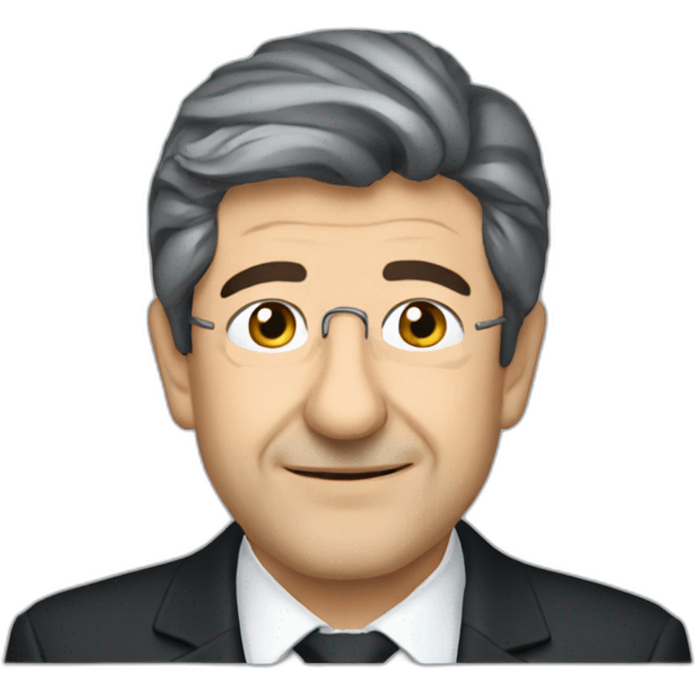 simple jean luc melenchon ios face emoji emoji