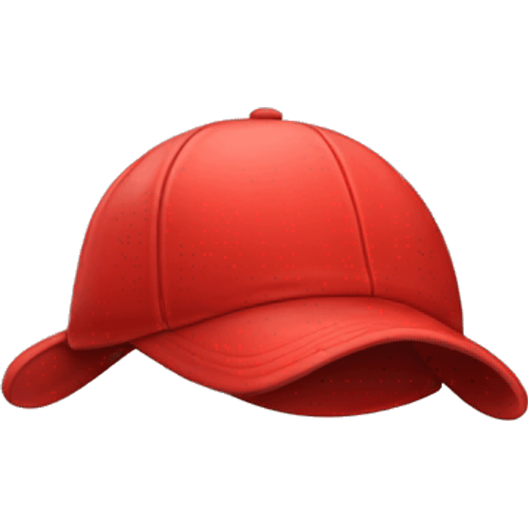 red cap product, clothes, isolated  emoji