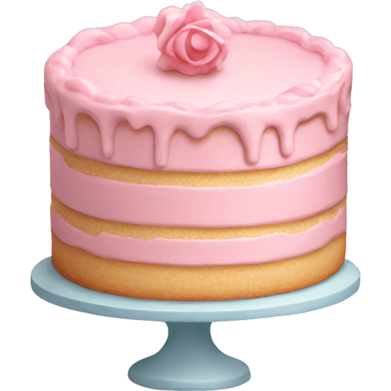 pastel pink cake emoji