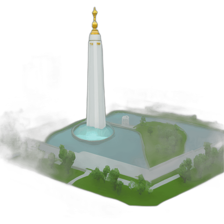 Ufa city with Salivat Yulaev monument emoji