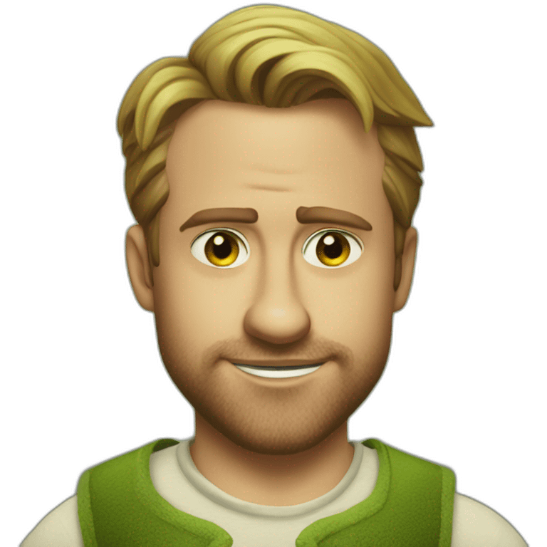 Ryan Gosling shrek emoji