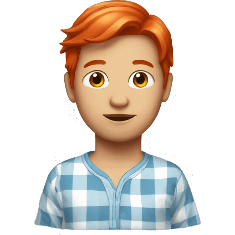 Red head with pijama  emoji