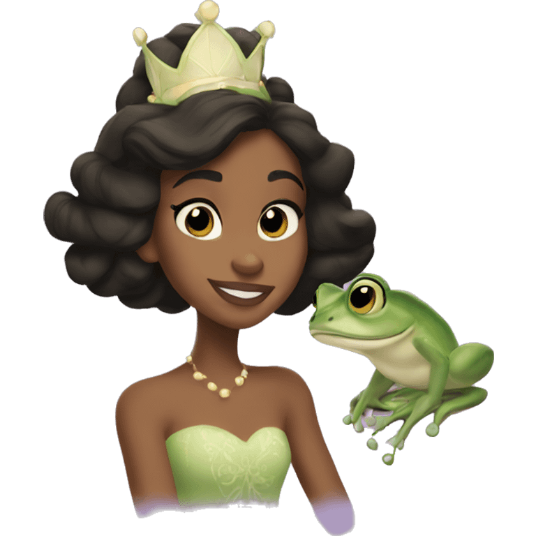 The Princess and the Frog emoji