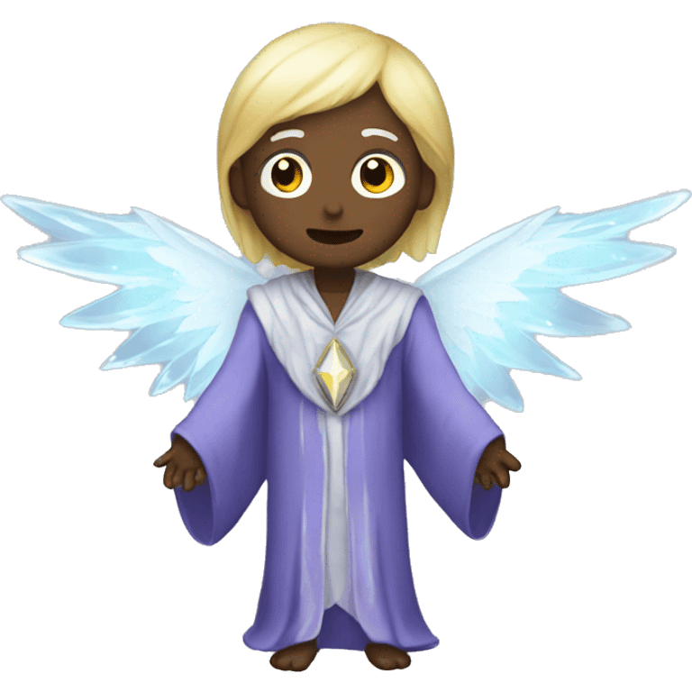 empty crystal magical robes withwings emoji