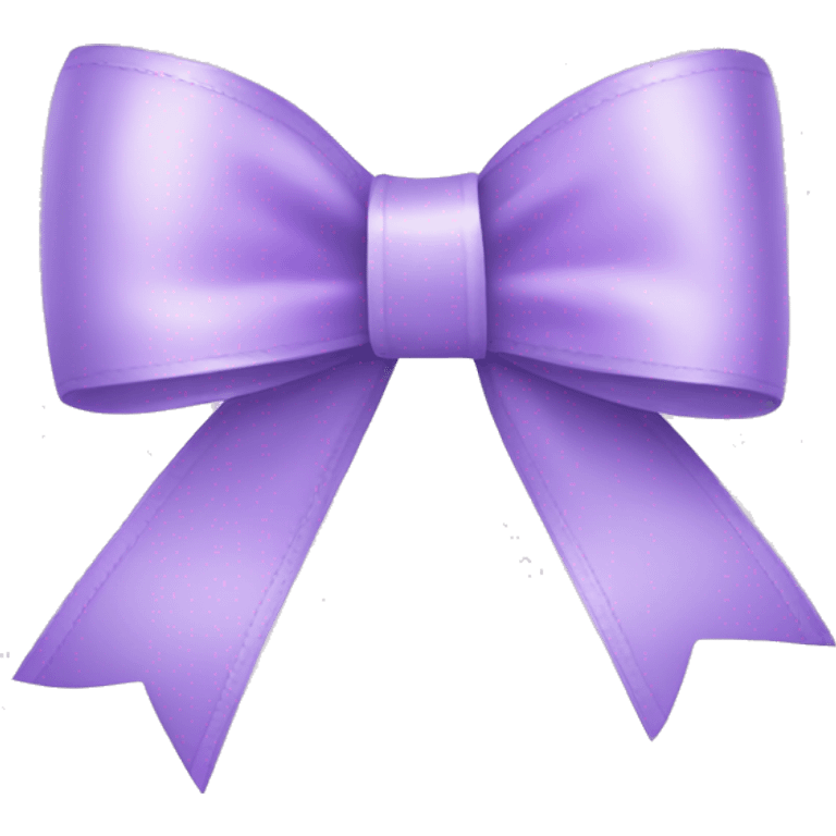 pastel purple ribbon bow emoji