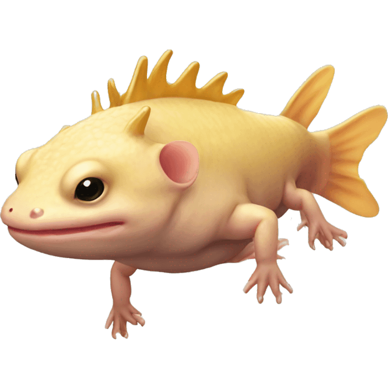 Golden axolotl  emoji