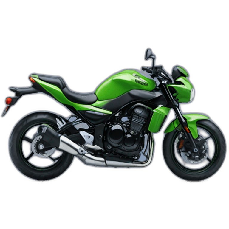 Frog riding a kawasaki z650rs 2022 emoji