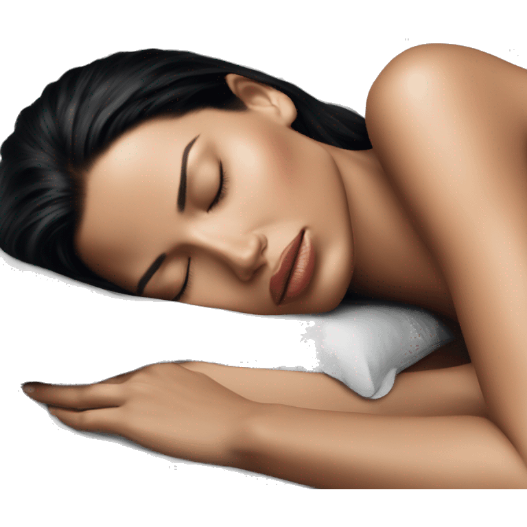 Adriana Lima sleeping emoji