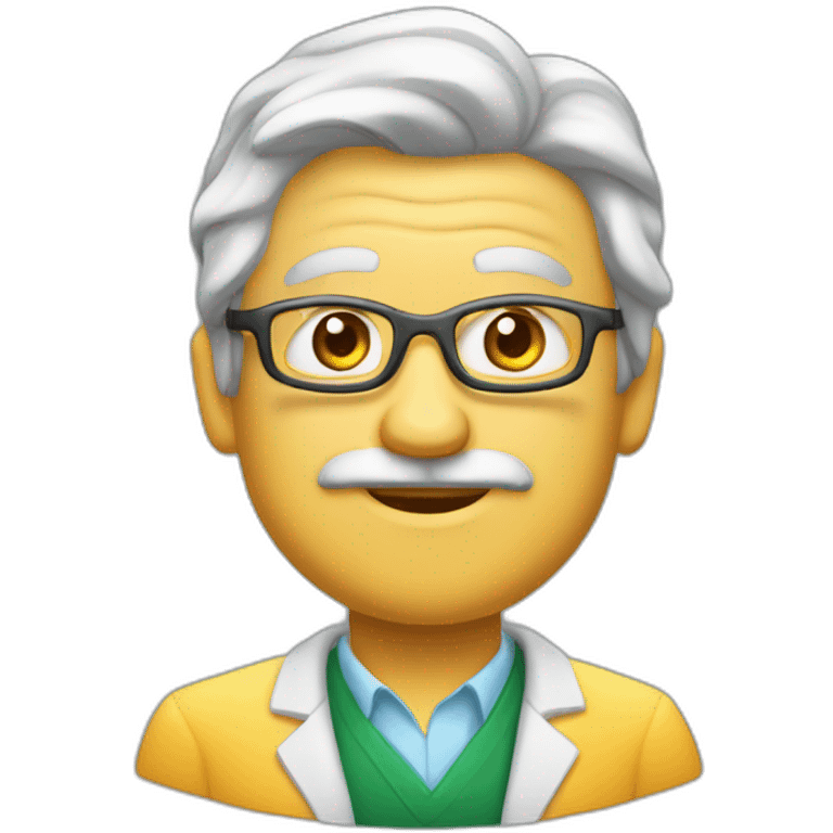 profesor de física y química emoji