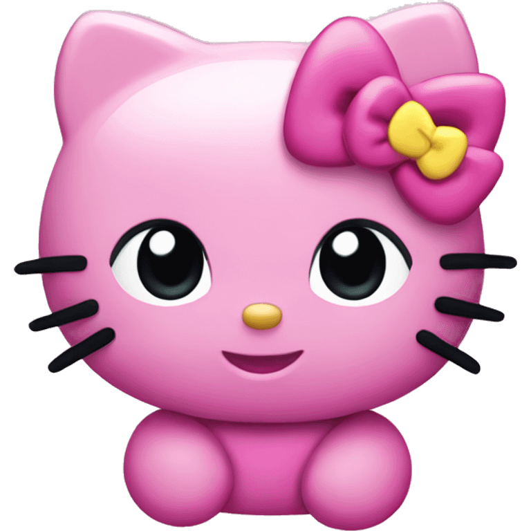 Pink hello kitty emoji