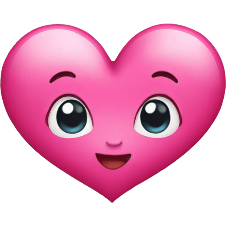 cute firey pink heart emoji