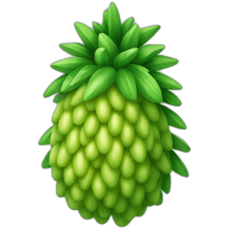 green pine fruit emoji