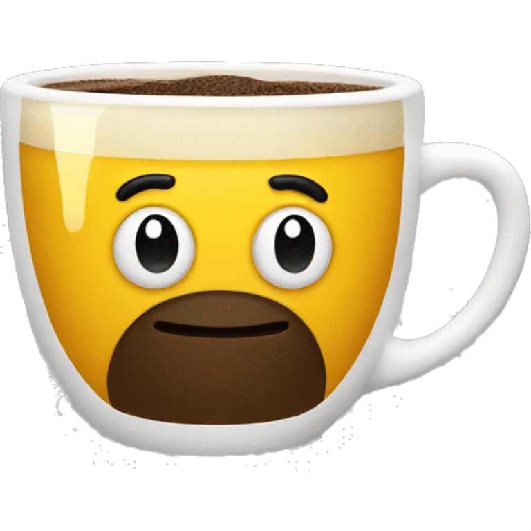 Bumble coffee emoji