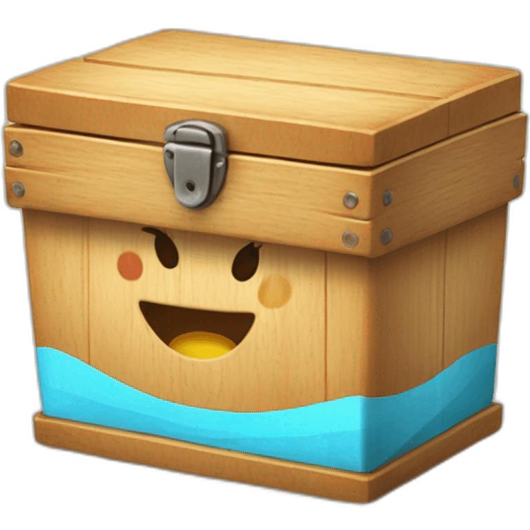 magical bento wooden box emoji