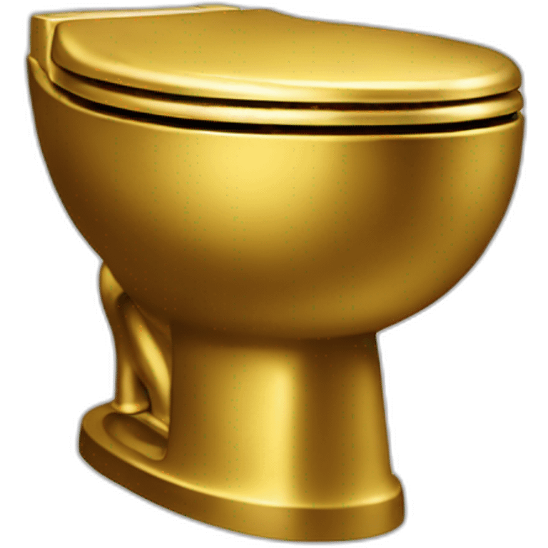 golden toilet emoji