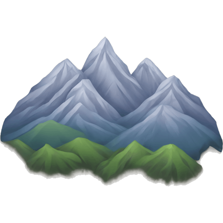 Drawing of mountains  emoji