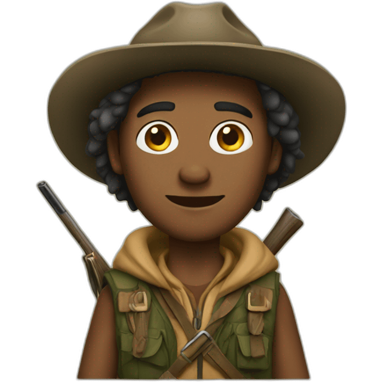 hunter man emoji