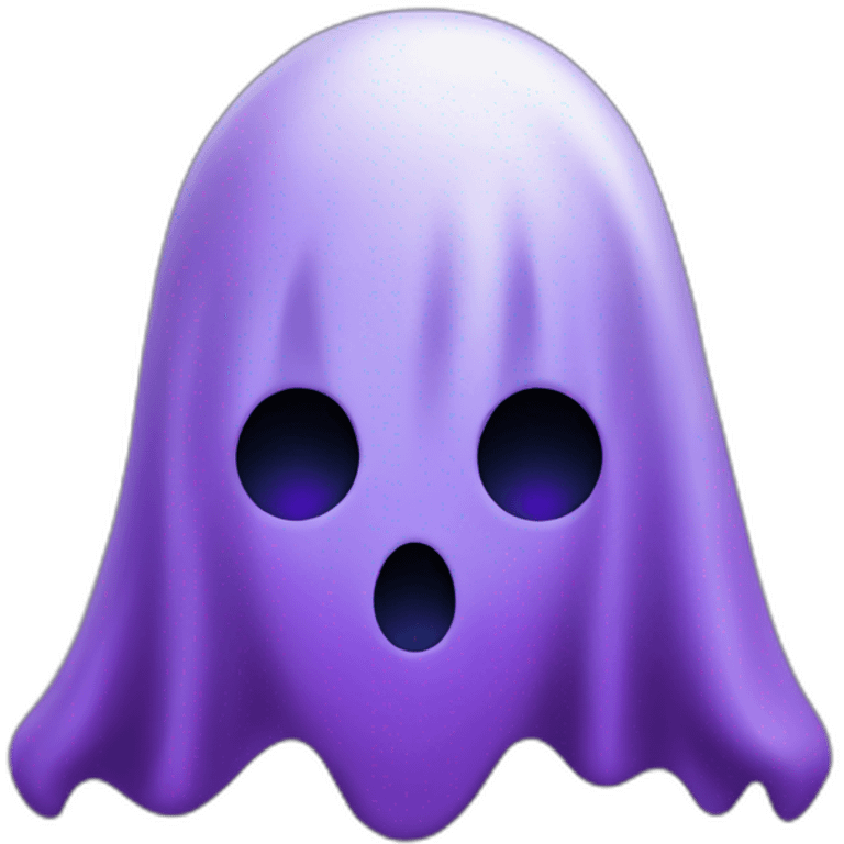 purple ghost emoji