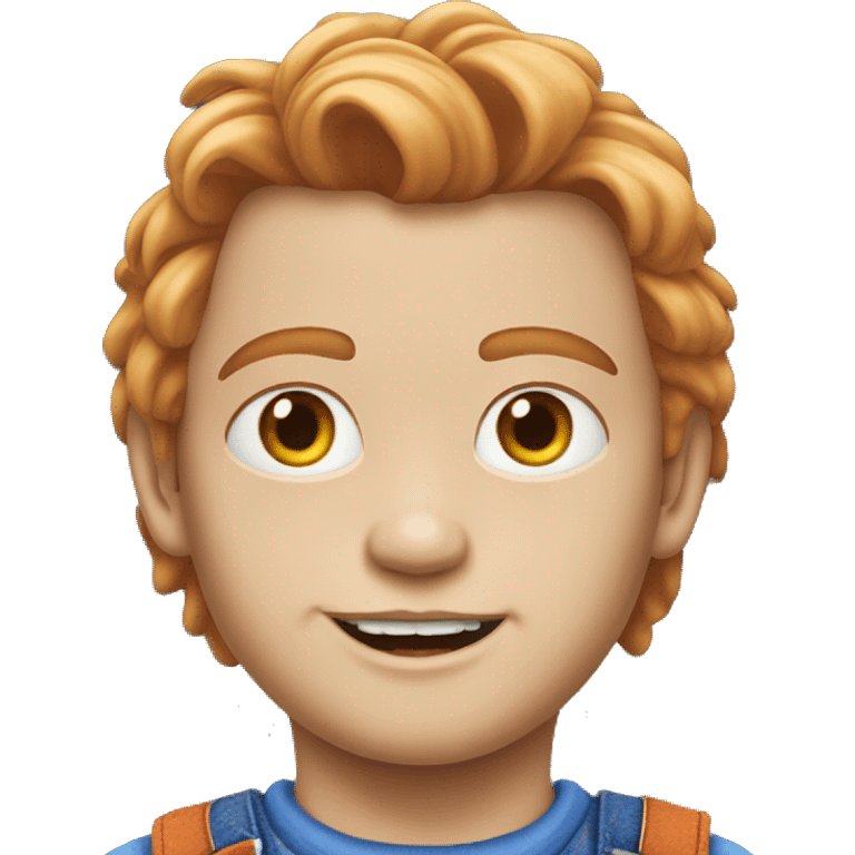 Create the Twin brother of Chucky, who looks identical emoji